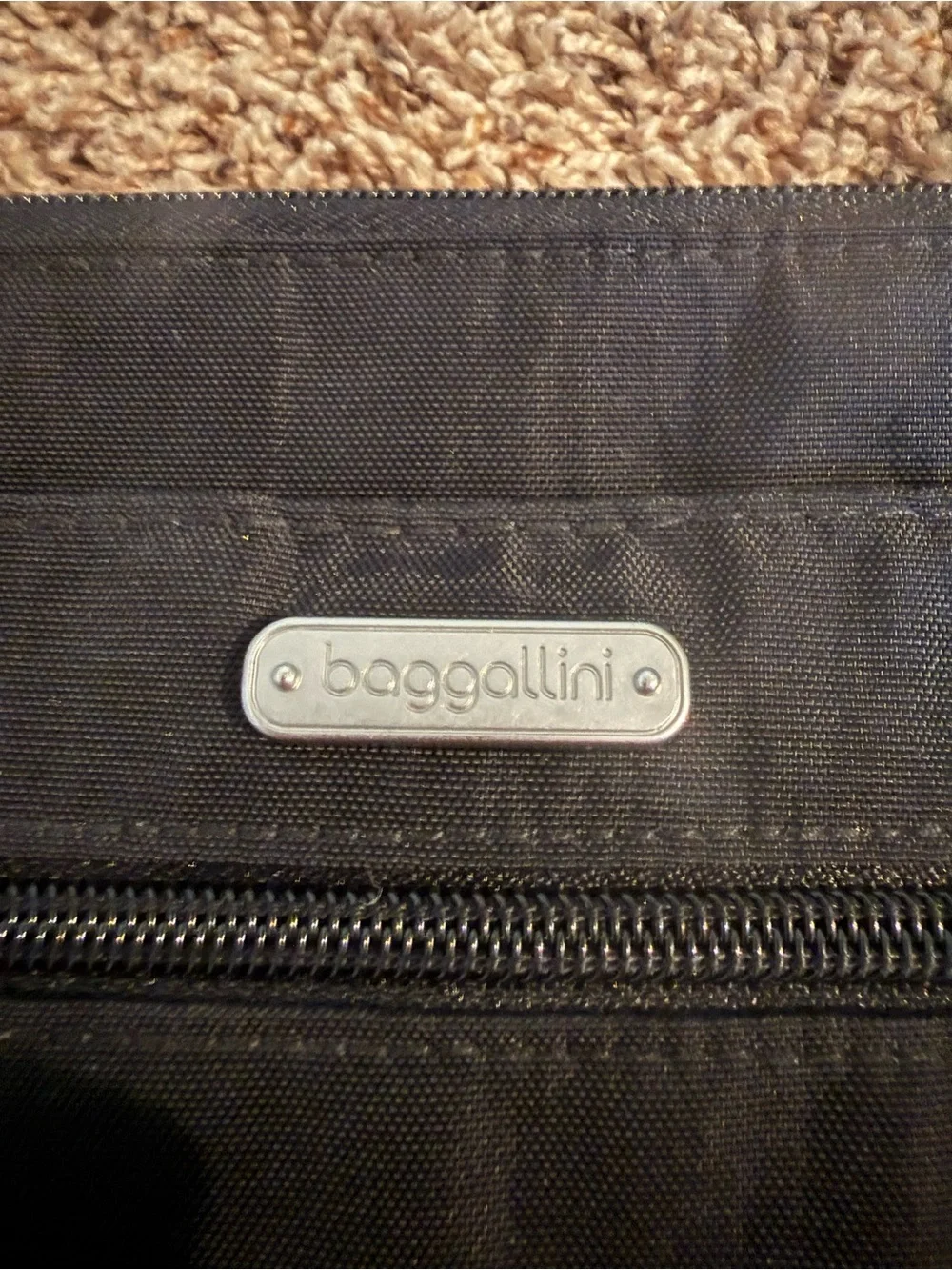 Baggallini Black Nylon Crossbody Belt Bag
